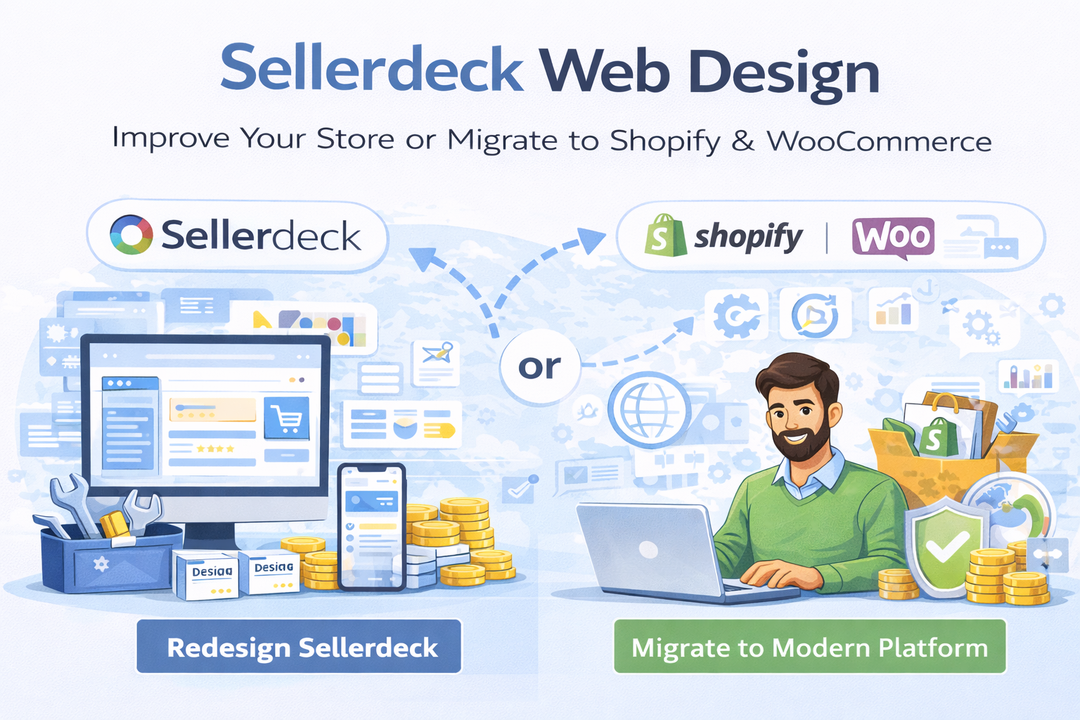 Sellerdeck Web Design: How to Modernise Your Store (or Move Beyond It)